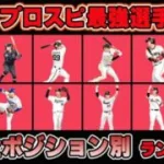 【プロスピA/覇王リーグ】最強選手ランキング (全ポジション別) トッププレイヤーが使う選手  最強オーダー  野手 投手