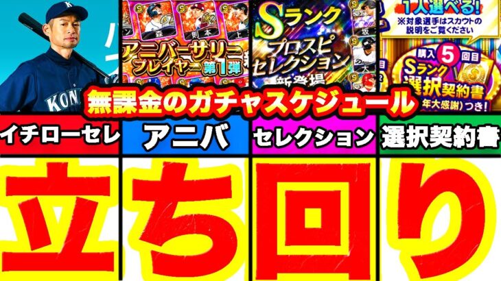 イチローセレ確定！無課金＆初心者が引くべきガチャは？立ち回りを解説します！【プロスピA】【プロ野球スピリッツA】