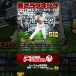 2022 B9&TH第2弾『強さランキング』査定アップ選手大量!!【プロスピA】【プロ野球スピリッツA】かーぴCHANNEL No.1198 #Shorts