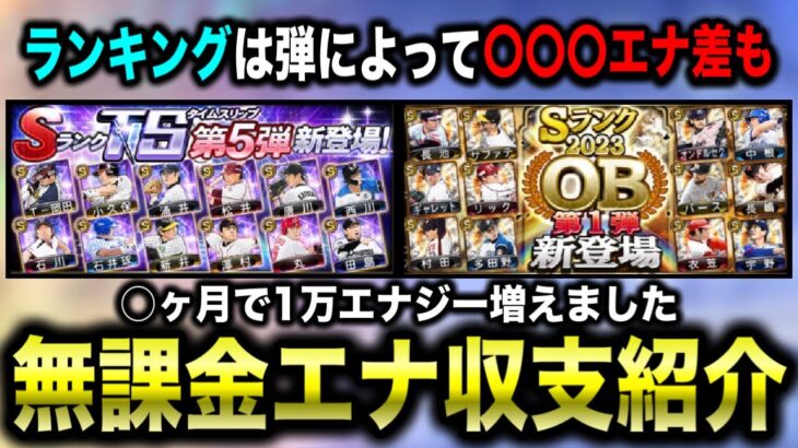 合計1万エナジーで獲得した選手の消費エナジーまとめ&毎月の獲得エナジー数記録紹介【プロスピA】【フォルテ】#758