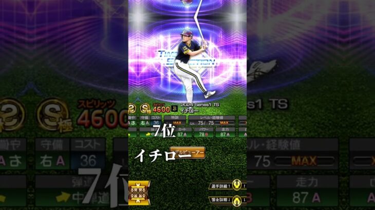 【プロスピA】TSイチローセレクションリアタイ最強選手ランキング#プロスピa #プロスピ