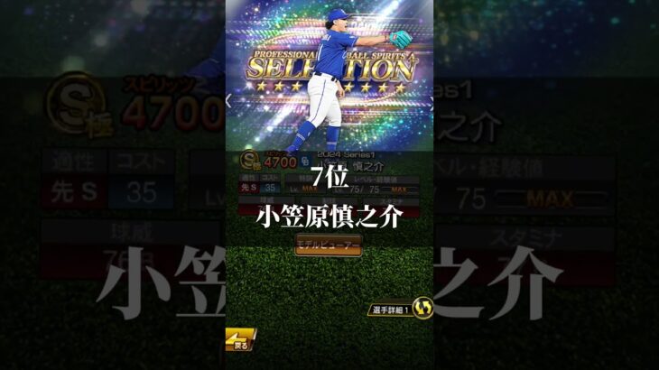 個人的に思うセレ2弾リアタイ強さランキング #プロスピa #プロスピ #ぷろすぴ #プロ野球 #セレクション