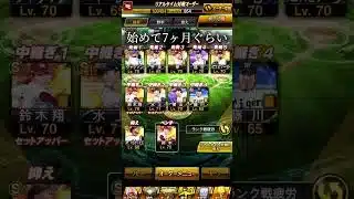 初めて7ヶ月ぐらいの無課金12球団オーダー#プロスピa