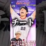 最強選手が●名の超豪華ラインナップ！TS第4弾野手強さランキング！主にリアタイ目線【プロ野球スピリッツa】【プロスピA】