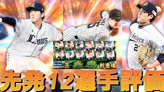 プロスピ選手評価(先発)