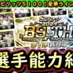 【プロスピA】Ｂ９＆ＴＨ全選手能力紹介！次の補強ポイントはここ！それなりに豪華なラインナップ【ベストナイン】