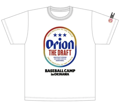 Orion×「Baseball CAMP」ロゴ Tシャツ
