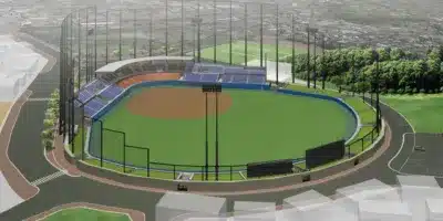西階公園野球場 完成予想図