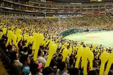 観客で埋め尽くされた野球スタジアム