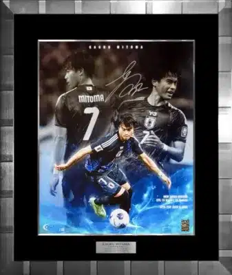 三笘薫 直筆サイン入りグラフィックアート The Rising Sun