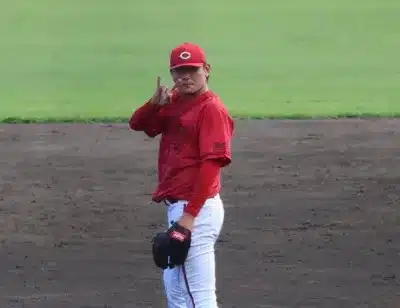 マウンド上の姿