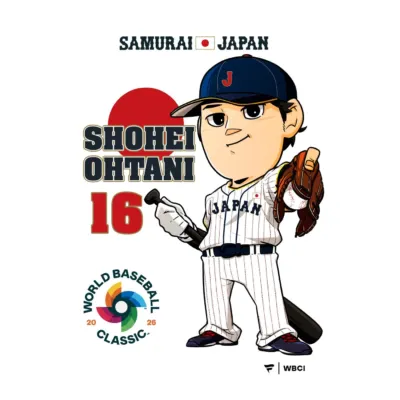 大谷翔平選手イラストTシャツ