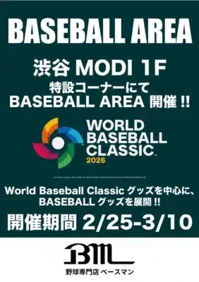 BASEBALL AREA告知ポスター