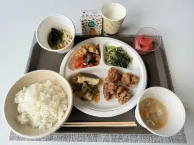 バランスの取れた定食