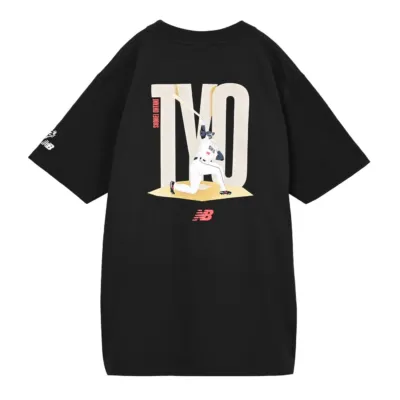 大谷翔平選手バッティングイラストのTシャツ