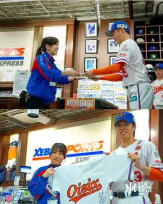 XEBIO SPORTS EXPRESSでの交流風景