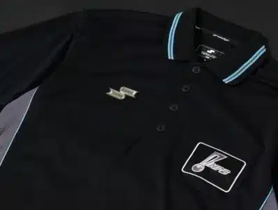 NPBワッペン付き審判半袖シャツ ブラック