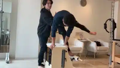 インストラクターと男性