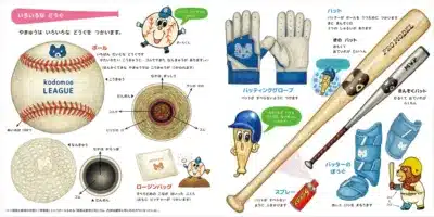 野球の様々な道具を解説するページ