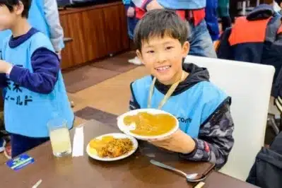 プレミアムラウンジでの昼食