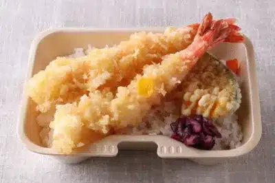 どんまつの大海老天重