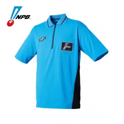 NPBワッペン付き審判半袖シャツ背面