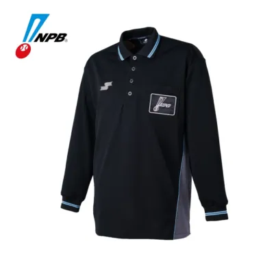 NPBワッペン付き審判長袖シャツ