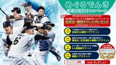 めぐるでんき 新規ご契約キャンペーン