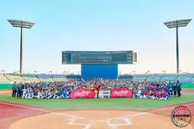 HARD-OFF ECOスタジアム新潟でのルーキーズフレンドシップマッチ