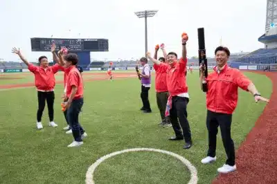 投げ込みイベントの様子