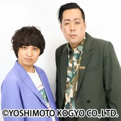 白い背景の前でポーズをとるエバースの佐々木隆史さんと町田和樹さん