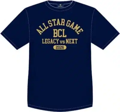 ALL STAR GAME BCL LEGACY vs NEXT 2026 Tシャツ（紺色）