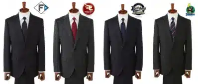 4球団のレプリカスーツ