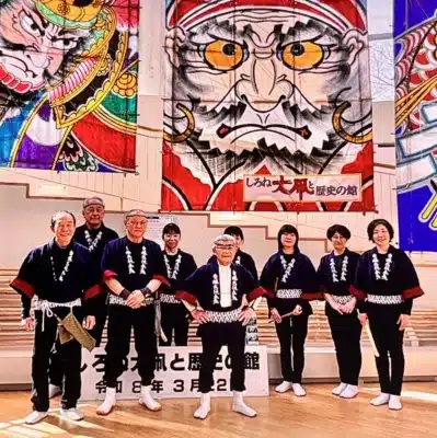 白根大凧太鼓 勇南の集合写真