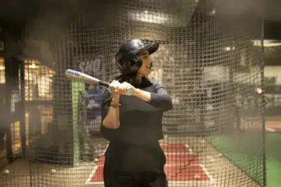バッティングセンターでの体験