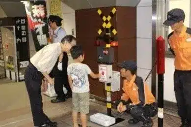 踏切非常ボタン体験