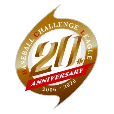 ルートインBCリーグ20周年ロゴ