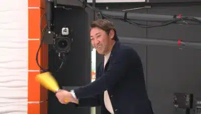 笑顔の男性