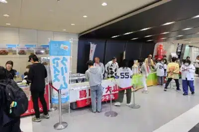 物産展の様子