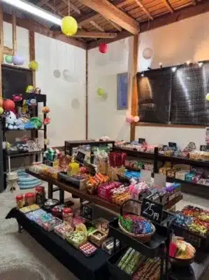 駄菓子屋NINEの店内