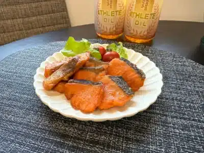 鮭の揚げ焼き
