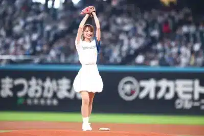 ファーストピッチの様子