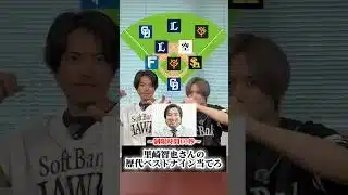 『#里崎智也 さんの歴代ベストナイン当てろ！』　チャンネル登録✅いいね👍コメントよろしくお願いします！　#ソフトバンクホークス #野球 #プロスピ #ベストナイン