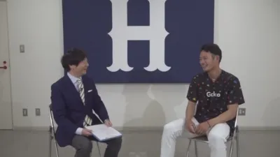 インタビューの様子