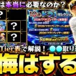 本当にこのドラ1セレクションガチャを引くべき？無課金のエナジーは重要！リアタイTier表でポジション別で解説！WS・OBガチャで中村紀洋・大谷翔平・バース・村上宗隆いるがどうする？【プロスピA】