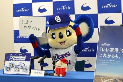 フリップで回答するドアラ