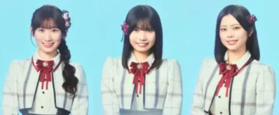 NGT48の佐藤海里さん、佐藤広花さん、佐藤柚花さん