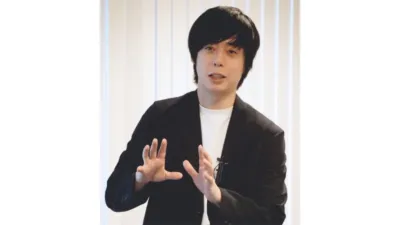 児玉一希氏の講演中の写真