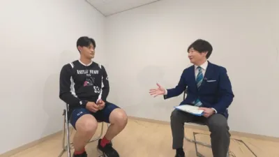 インタビュー風景