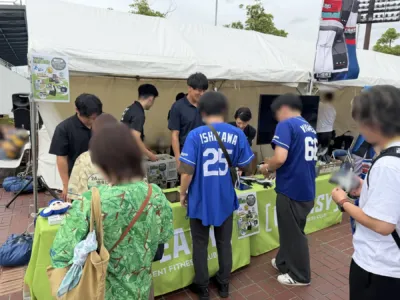 抽選会ブースの様子
